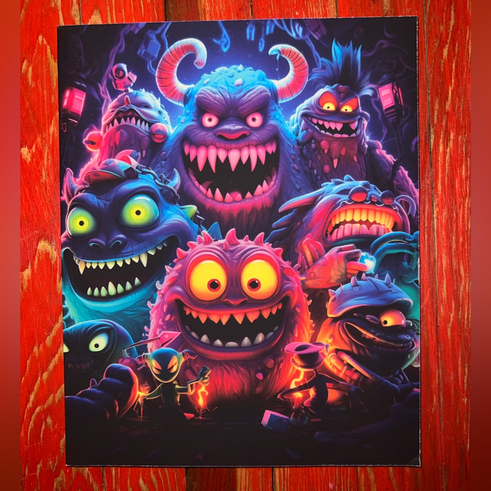 Composition Book/Journal: Friendly Monsters